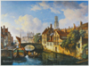 Art Print View of Bruges by Augustus Van den Steene