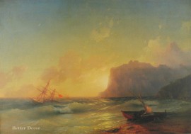 Art print "Sea - Koktebel" by Ivan Aivazovsky