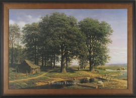 Framed art print "Oak Grove" by M. Klodt
