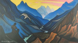 Art print "Command of Teacher" by N. Roerich