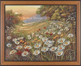Framed tapestry "Daisy Field"