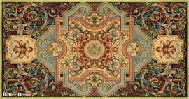 Tapestry table runner "Medieval Ornament"