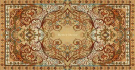 Tapestry table runner "Victorian Ornament"